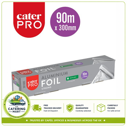 CaterPro Strong Aluminium Foil 300mm x 90m wholesale catering foil