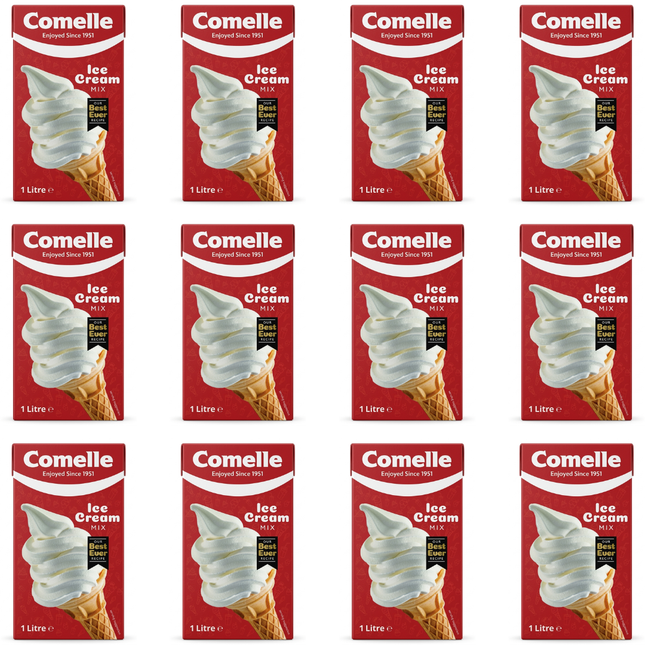 Comelle Ice Cream Mix 12 x 1L | Wholesale Dessert Mix