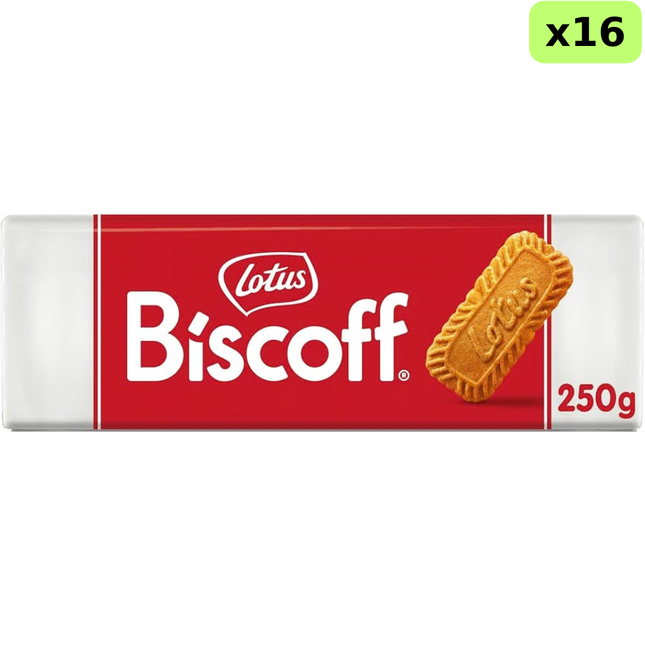 Biscoff Biscuits 16 x 250g | Bulk Lotus Biscoff Biscuit Packs PM