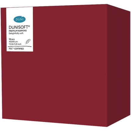 Duni Dunisoft 50 premium napkins for wholesale restaurant catering and hospitality table service