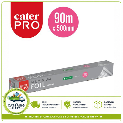 CaterPro Strong Aluminium Foil 500mm x 90m wholesale catering foil