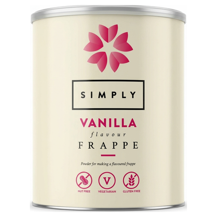 Simply Vanilla Flavour Frappe powder mix in a 1.75kg pack for cafés and wholesale catering