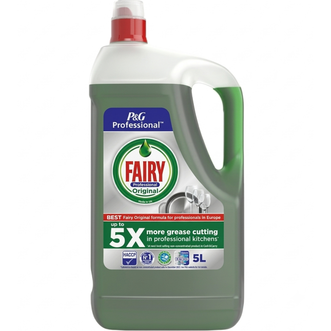 Fairy Professional Original Washing Up Liquid 5L container