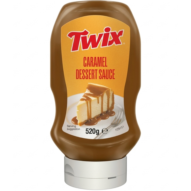 Twix Caramel Dessert Sauce 520g for ice cream desserts cafés restaurants and catering