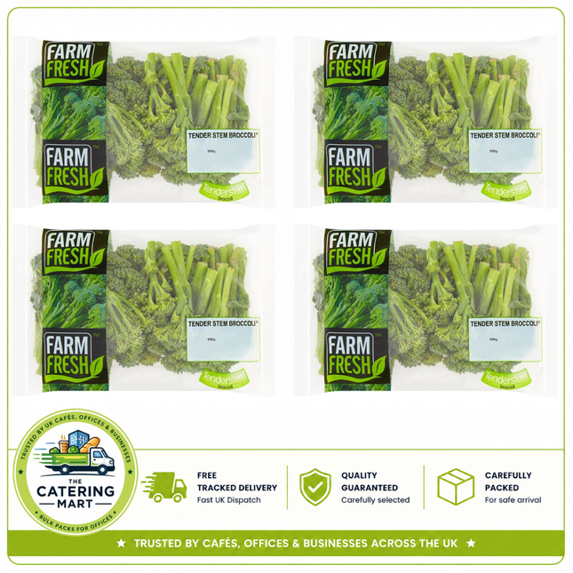 Farm Fresh Tender Stem Broccoli 4 x 500g bulk wholesale fresh Tenderstem broccoli for catering