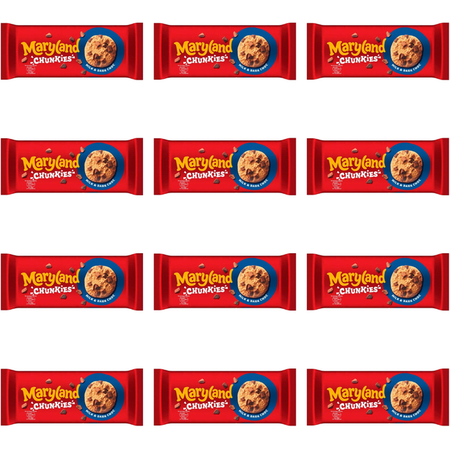Maryland Big & Chunky Cookies 12 x 144g | Bulk Price Marked Cookie Packs