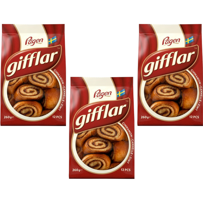 Cinnamon Pastry Rolls 3 x 260g sweet bakery rolls for breakfast cafés hotels restaurants and catering