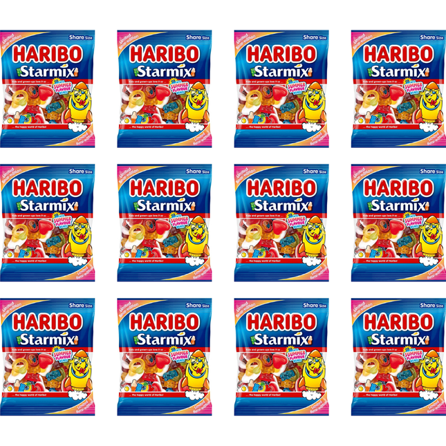 HARIBO Starmix Jelly & Foam Sweets 12 x 160g | Wholesale Fruit & Cola Sweets