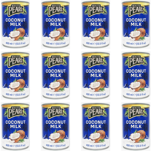 White Pearl Coconut Milk 12 x 400ml cans | Wholesale Coconut Milk