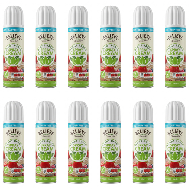 Fielding Dairies Plant Based Spray Cream wholesale case containing 12 x 250g cans