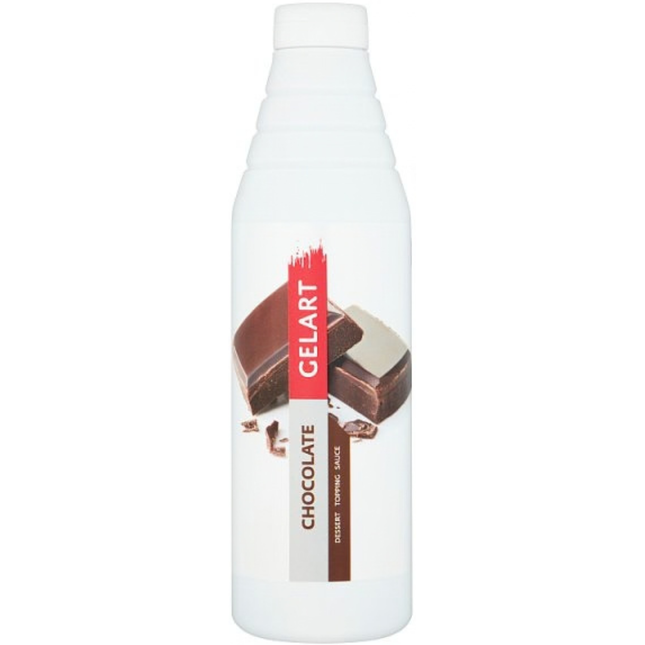 Gelart Chocolate Dessert Topping Sauce 1kg chocolate sauce for desserts and catering