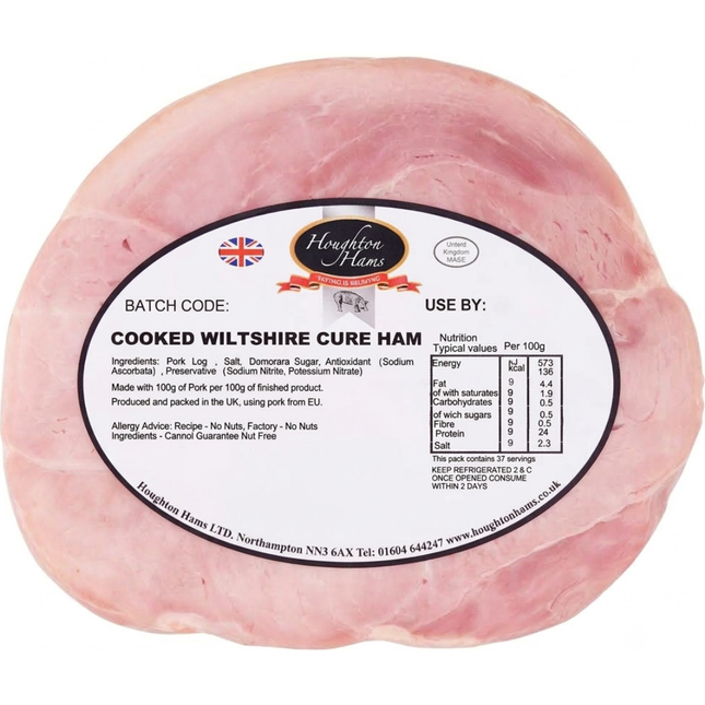 Houghton Hams Cooked Gammon Ham 2.7kg wholesale gammon joint for catering