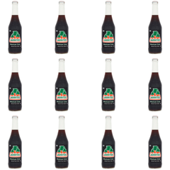 Jarritos Mexican Cola Natural Flavor Soda wholesale case containing 12 bottles of 370ml carbonated cola soft drink