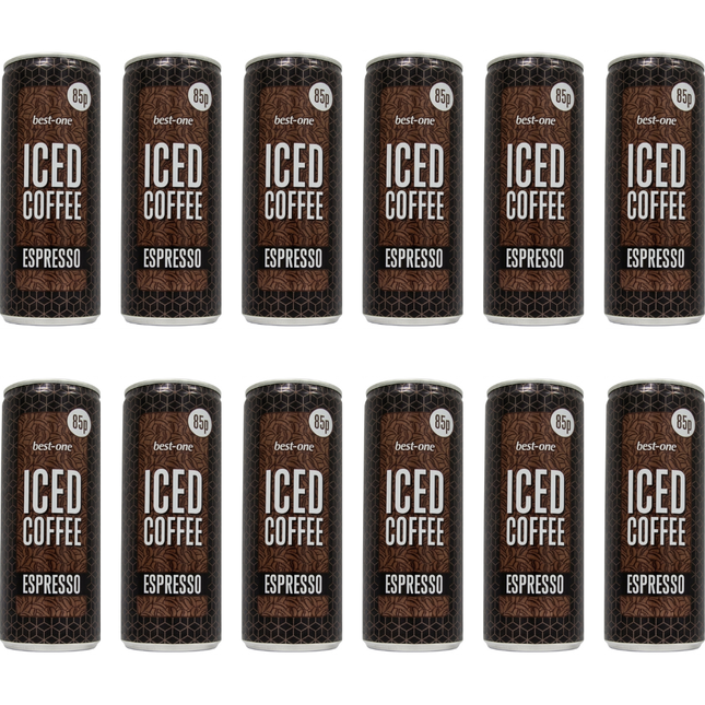 Best In Iced Coffee Espresso 12 x 250ml cans ready to drink wholesale iced coffee