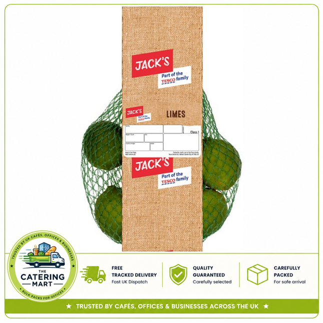Jack's Limes 4 Pack containing fresh whole limes for catering, drinks and food preparation