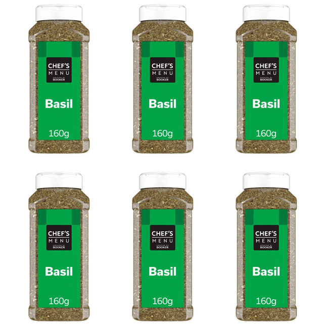 Chef's Menu Basil wholesale case containing 6 x 160g catering packs