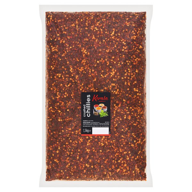 Kerala Crushed Chillies 1.5kg wholesale catering pack