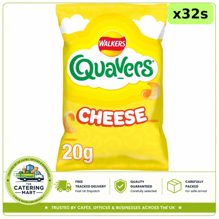 Walkers Quavers Cheese Grab Bag Crisps 32 x 20g wholesale case