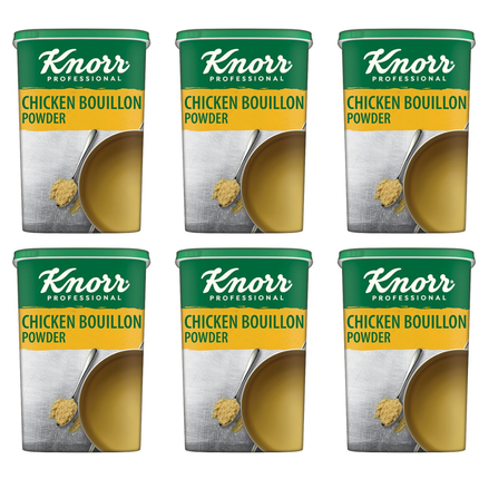 Knorr Professional Chicken Bouillon Powder 6 x 1kg | Wholesale Chicken Stock Powder