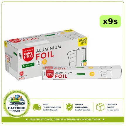 CaterPro Essentials Aluminium Foil 75m x 45mm 9 rolls wholesale