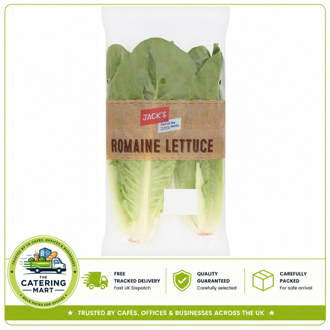 Jack's Romaine Lettuce fresh crisp leaves for salads, sandwiches, wraps and catering