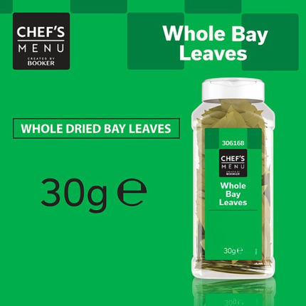 Chef's Menu Whole Bay Leaves 30g | Wholesale Catering Bay Leaves