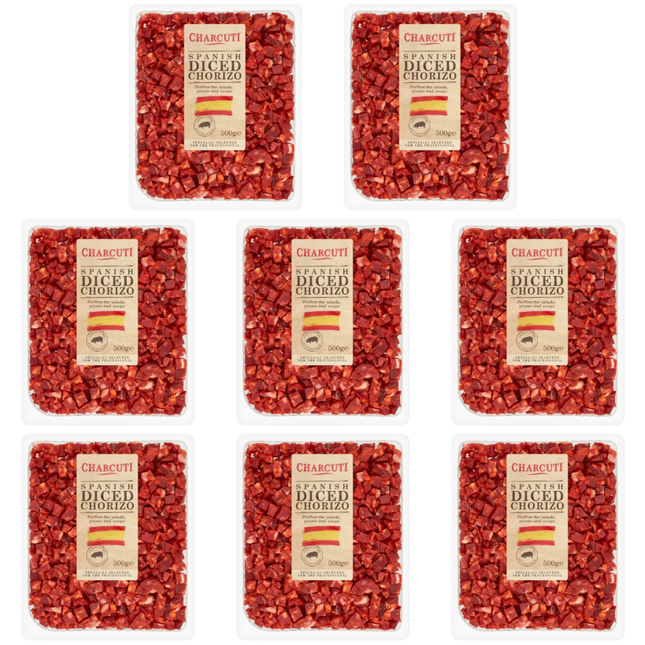 Charcuti Spanish Diced Chorizo 8 x 500g wholesale catering chorizo