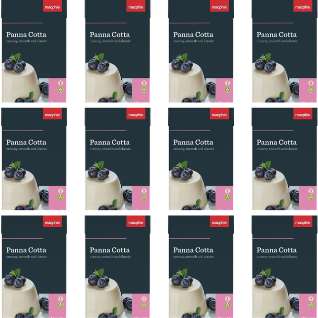Macphie Panna Cotta 12 x 1 Litre | Bulk Ready-to-Serve Dessert for Catering