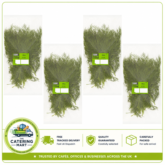 Farm Fresh Dill 4 x 100g bulk wholesale fresh dill herb for catering kitchens