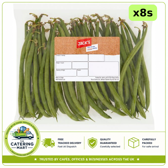 Jack's Fine Beans 8 x 200g bulk wholesale fresh fine beans for catering
