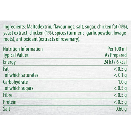 Knorr Professional Chicken Bouillon Powder 6 x 1kg | Wholesale Chicken Stock Powder