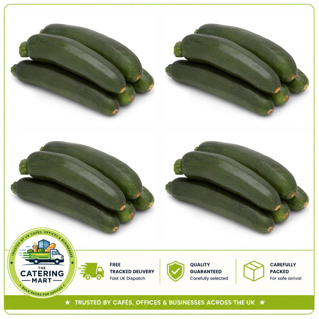 Farm Fresh Courgettes 4 x 1kg bulk wholesale fresh courgettes for catering