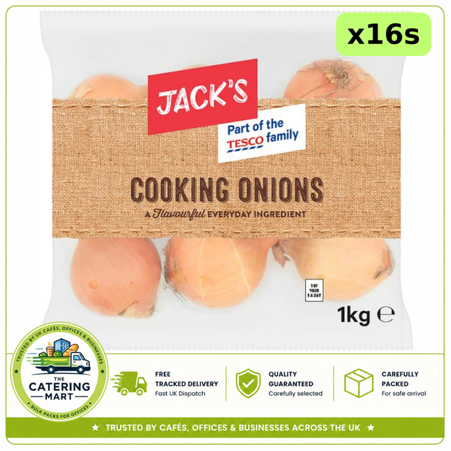 Jack's Cooking Onions 16 x 1kg bulk wholesale fresh cooking onions for catering