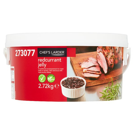 Chef's Larder Redcurrant Jelly 2.72kg wholesale catering jelly for roast lamb and game
