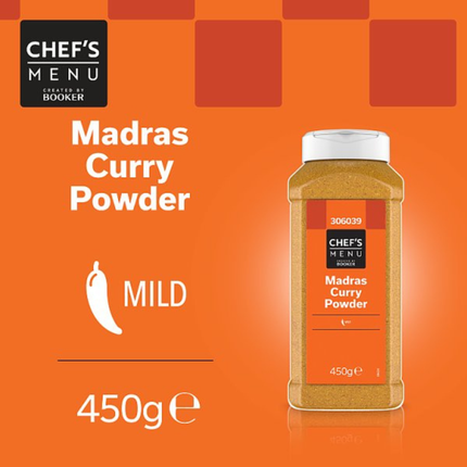 Chef's Menu Madras Curry Powder 6 x 450g | Wholesale Curry Powder