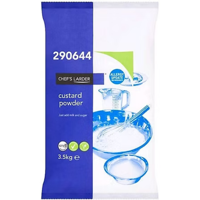 Chef's Larder Custard Powder 3.5kg wholesale dessert ingredient for catering kitchens