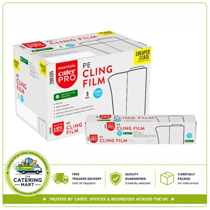 CaterPro Essentials PE Cling Film 300m x 300mm | Wholesale