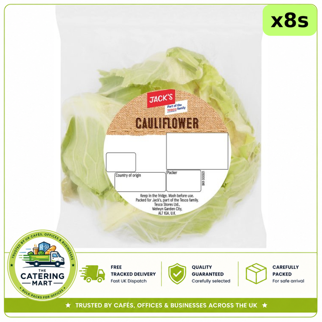 Jack's Cauliflower 10 x 800g bulk wholesale fresh cauliflower for catering