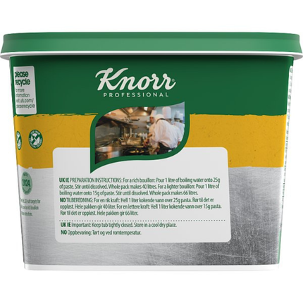 Knorr Professional Chicken Bouillon Paste 2 x 1kg | Wholesale Chicken Stock Paste