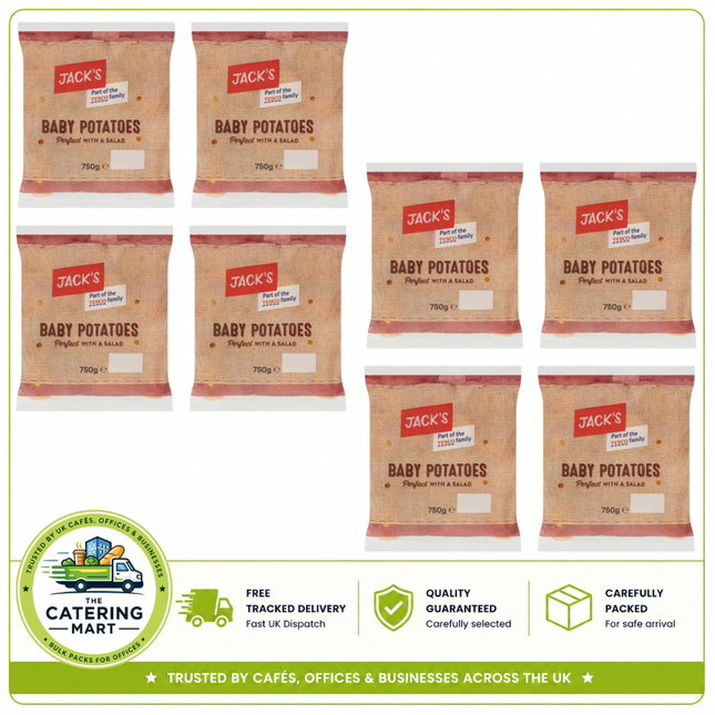 Jack's Baby Potatoes 8 x 750g bulk wholesale fresh baby potatoes for catering
