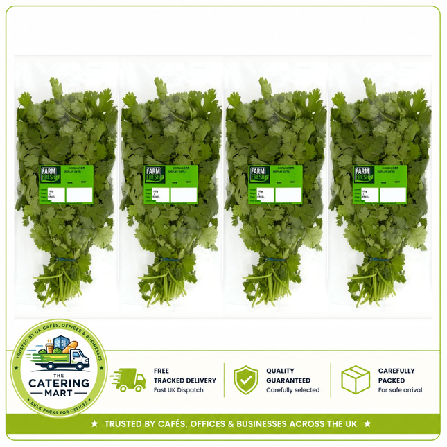 Farm Fresh Coriander 4 x 100g bulk wholesale fresh coriander leaves for catering