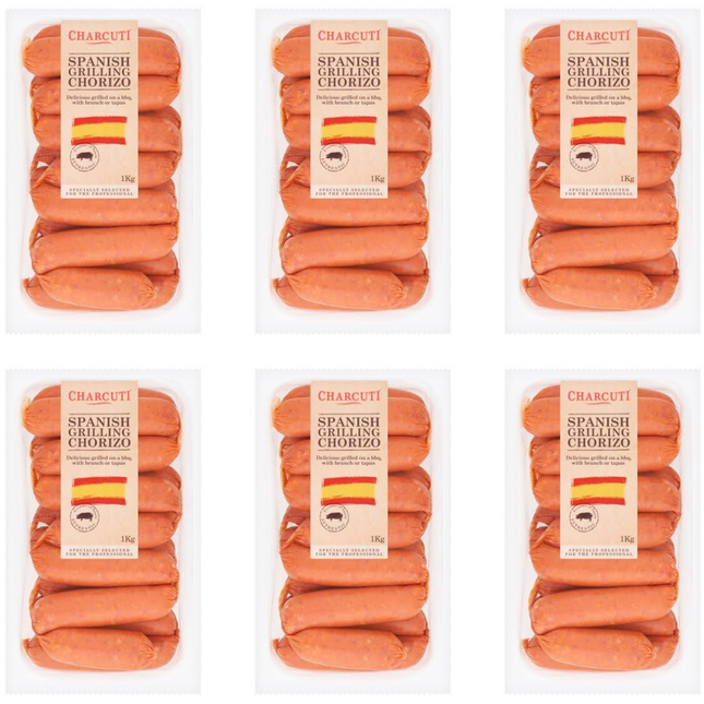 Charcuti Spanish Chorizo for Grilling 6 x 1kg wholesale chorizo