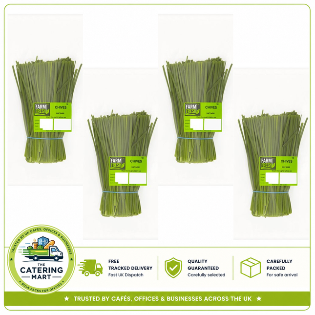 Farm Fresh Chives 4 x 100g bulk wholesale fresh chives for catering kitchens