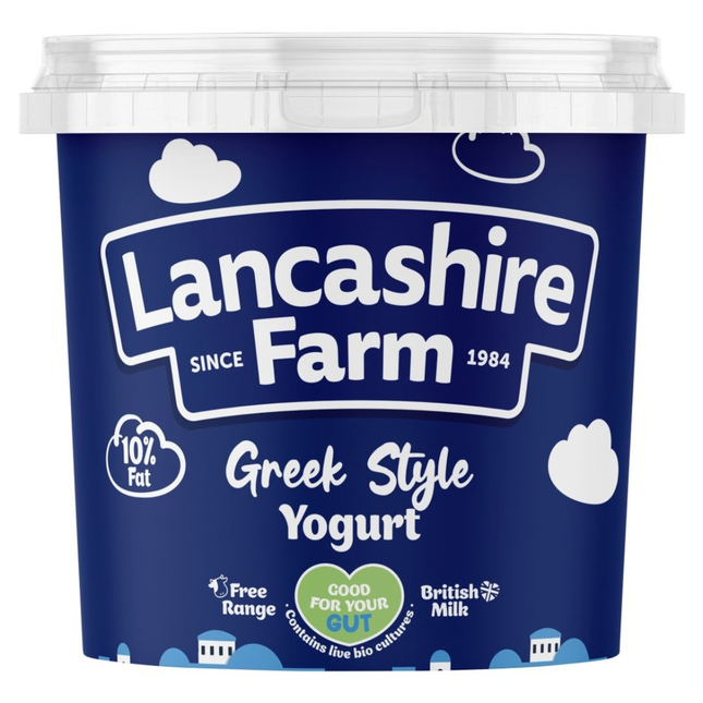 Henna Fat Free Natural Yogurt Live Set 10kg bulk wholesale plain yoghurt catering tub