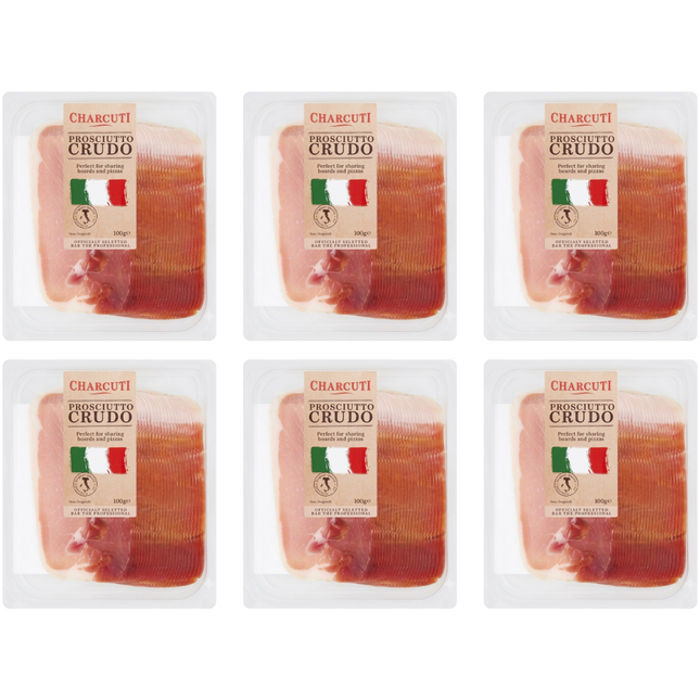 Charcuti Prosciutto Crudo 6 x 500g wholesale Italian cured ham