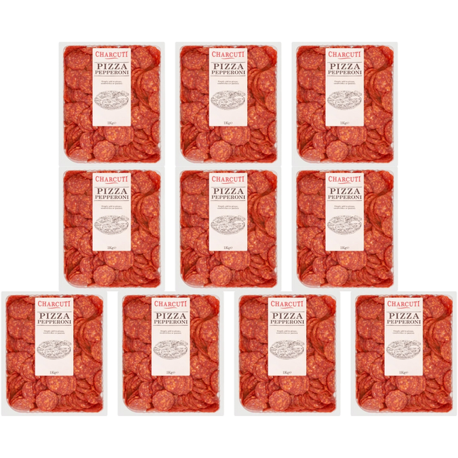 Charcuti Pizza Pepperoni 10 x 1kg wholesale sliced pepperoni for pizza