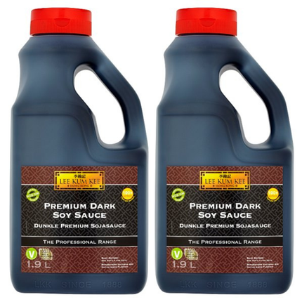 Lee Kum Kee Professional Premium Dark Soy Sauce wholesale case containing 2 x 1.9L bottles