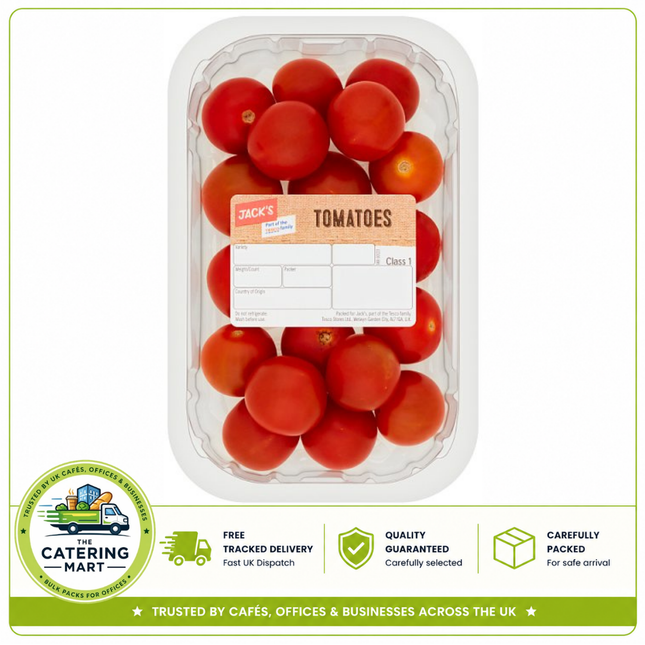 Jack's Cherry Tomatoes 250g pack of fresh sweet cherry tomatoes for salads, pasta, pizzas, sandwiches and catering