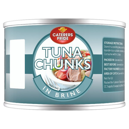 Caterers Pride Tuna Chunks in Brine 400g wholesale catering can with 280g drained weight