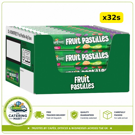 Rowntree's Fruit Pastilles Sweets wholesale case containing 32 x 48g individual tubes
